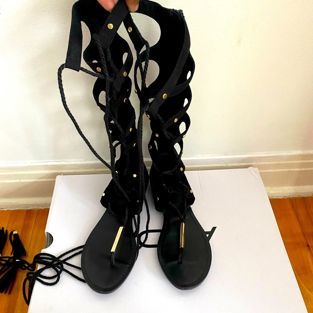 Aldo Marianne Gladiator knee high sandals